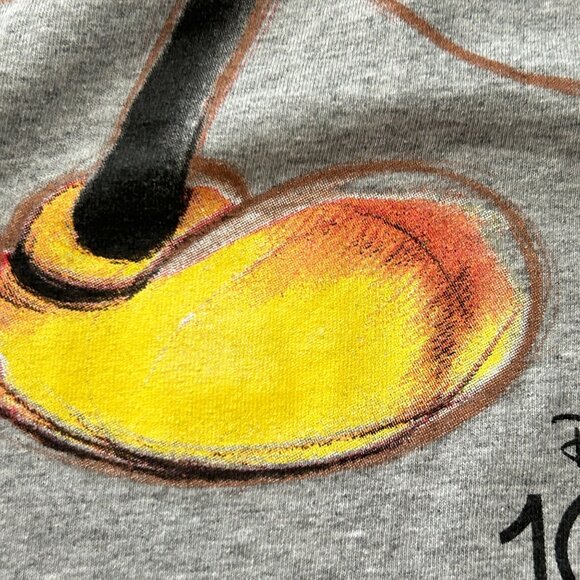 Disney Mickey Mouse T Shirt Retro Short Sleeve Heather Gray Adults Plus Size 2XL - Picture 11 of 15